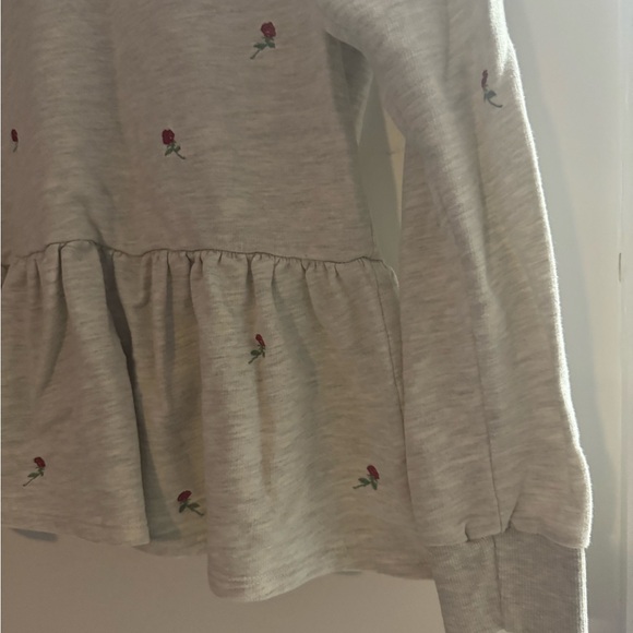 Anthropologie Rosebud Peplum Sweater - Picture 5 of 7